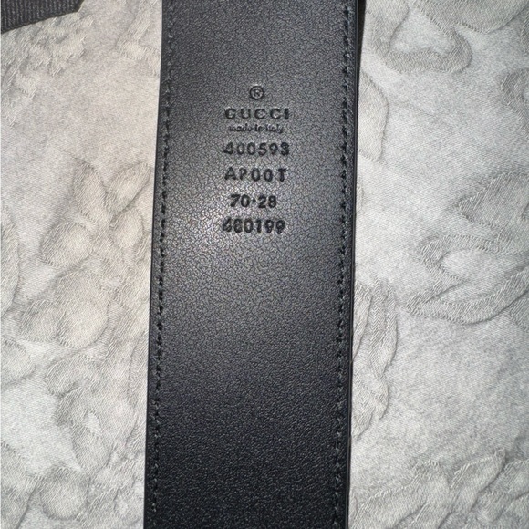 2015 RE-EDITION WIDE LEATHER BELT | Size 70 | Bag included | Great Condition | - Picture 5 of 12